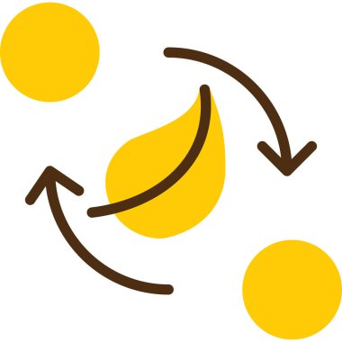 Taze meyve. Basit illüstrasyon