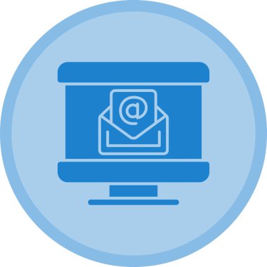 E-posta. Web simgesi vektör illüstrasyonu