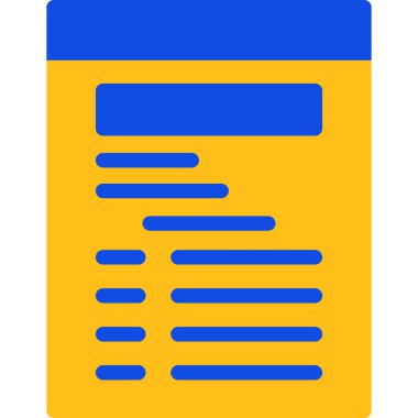 belge dosya simgesi. vektör illüstrasyonu