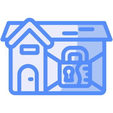 konut inşa etme simgesi - taslak biçimi