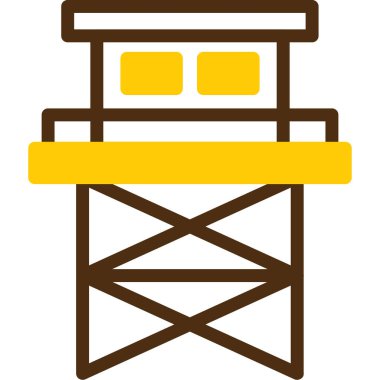 İnşaat sanayii simgesi tam ana hatlarıyla