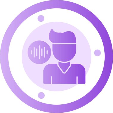 avatar. Web simgesi basit illüstrasyon