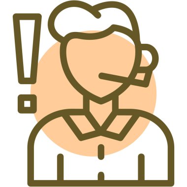 Kulaklıklı çağrı merkezi operatörü