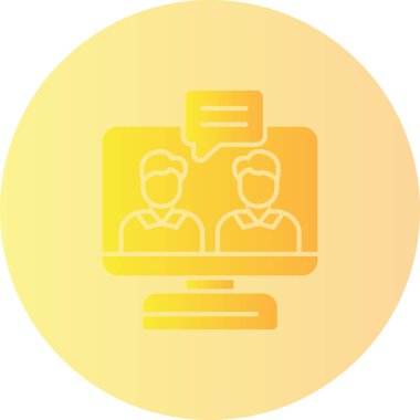 iş simgesi vektör illüstrasyonu