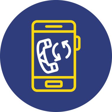 Telefon var. Basit resimleme