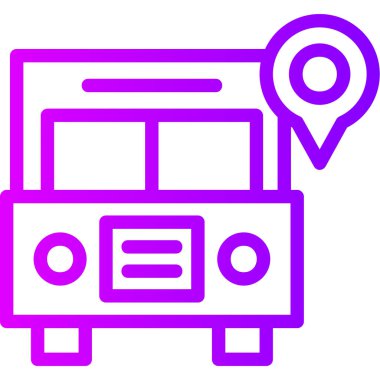 harita gezinme konumu simgesi ana hat biçiminde