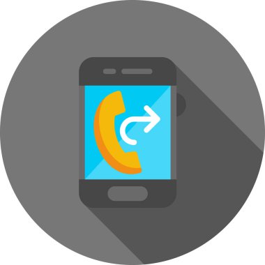 Cep telefonu. Web simgesi basit illüstrasyon