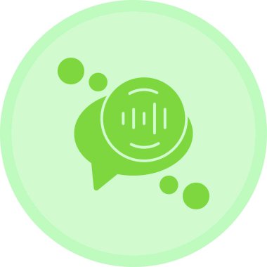 Sohbet simgesi vektör illüstrasyonu