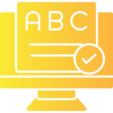 bilgisayar ekran vektör illüstrasyon tasarımı