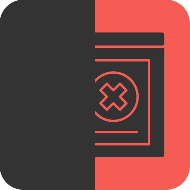 Bir belge simgesinin vektör illüstrasyonu