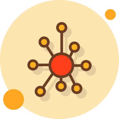 Modern ve teknoloji simgesinin vektör illüstrasyonu