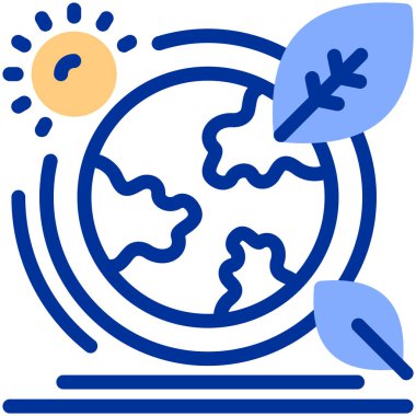 Genel Yeryüzü simgesi - özet biçiminde