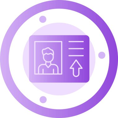 Kart simgesi, vektör illüstrasyonu