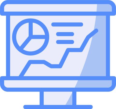 iş finans büyüme simgesi doldurulmuş ana hatlar biçiminde