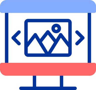 Modern bir simgenin vektör illüstrasyonu