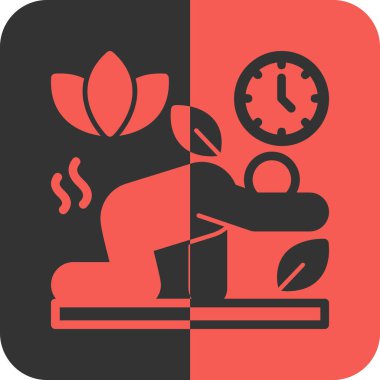 Alarm saati simgesi katı biçiminde