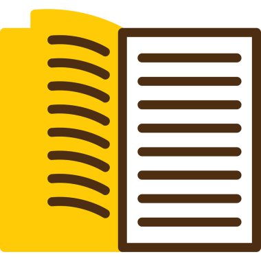 Kitap. Web simgesi basit tasarım