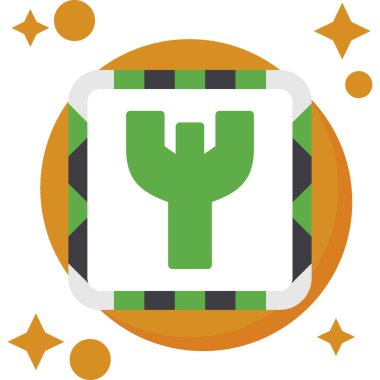 Vektör illüstrasyonu, simge ögesi arkaplanı