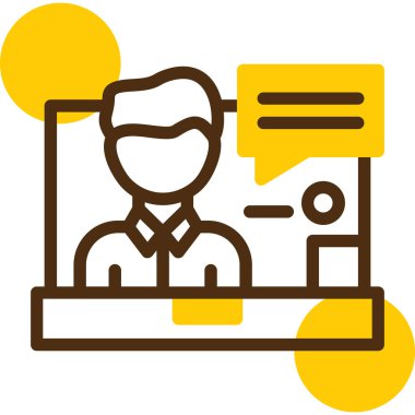 iş simgesi vektör illüstrasyonu