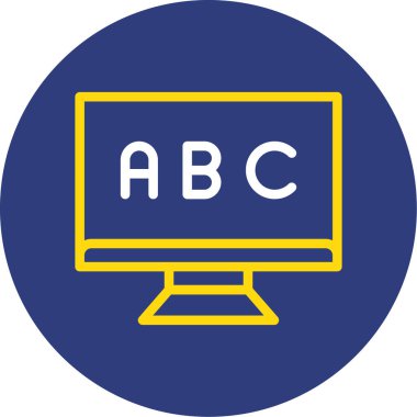 Web simgesi vektör illüstrasyonu