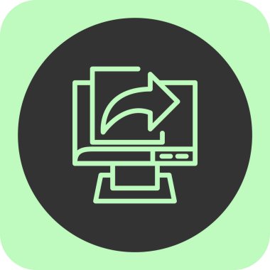 Soyut arkaplanda indirme simgesi izole edildi