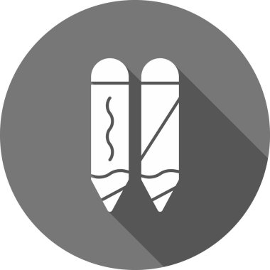 Tek bir simgenin vektör illüstrasyonu