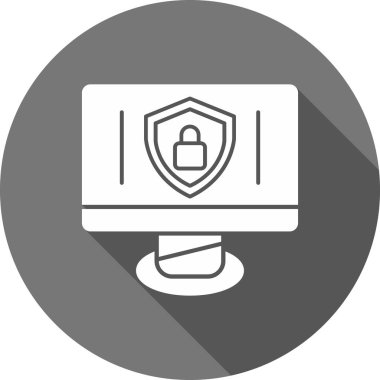 Internet güvenlik vektör simgesi