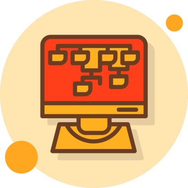 bilgisayar simgesi vektör illüstrasyonu