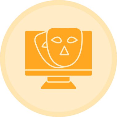 Modern simgenin vektör illüstrasyonu