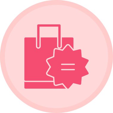 çanta simgesi vektör illüstrasyonu