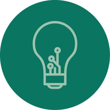 Benzersiz fikir vektör simgesi