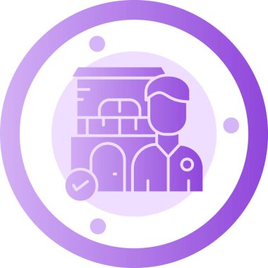 İş. Web simgesi basit illüstrasyon