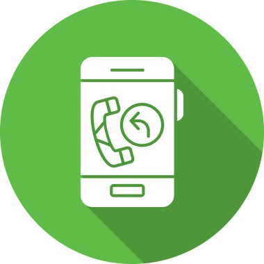 Cep telefonu. Web simgesi vektör illüstrasyonu