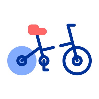 Bisiklet. Web simgesi basit tasarım