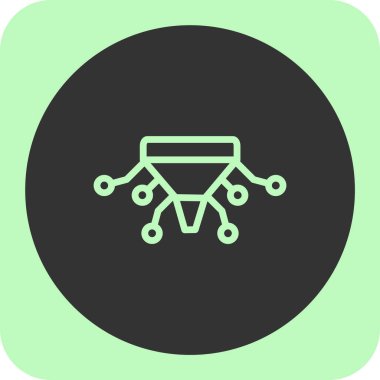 Modern simgenin vektör illüstrasyonu