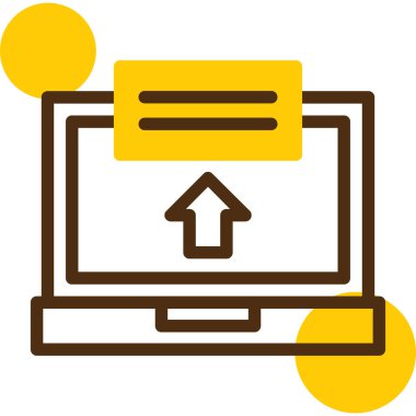 dizüstü bilgisayar web simgesi. basit vektör