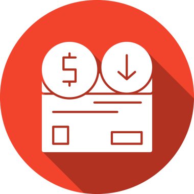 Dolar simgesi vektör illüstrasyonu