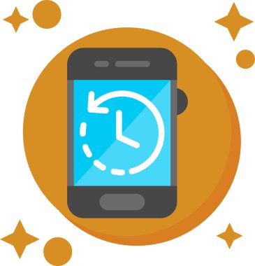 akıllı telefon saat simgesi