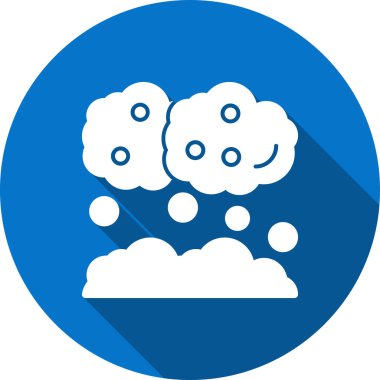 Bulut simgesi vektör illüstrasyonu