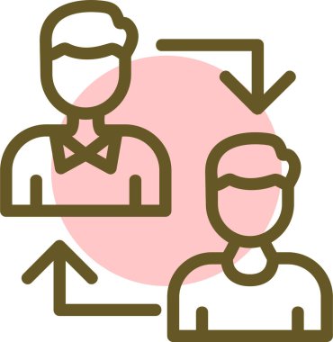 İş. Web simgesi basit illüstrasyon