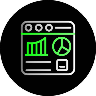 seo modern simgesinin vektör illüstrasyonu