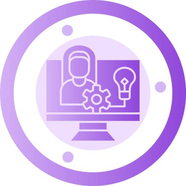 seo modern simgesinin vektör illüstrasyonu