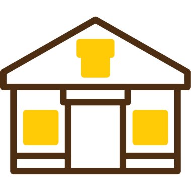 Banka binası. Web simgesi