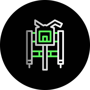 güzel ve eşsiz vektör çizgisi simgesi