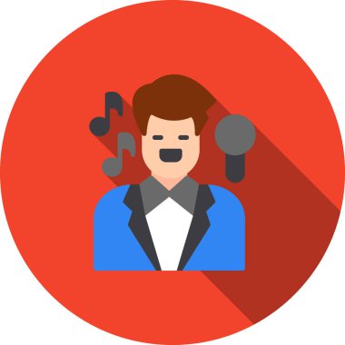 mikrofon simgesi vektör illüstrasyonu