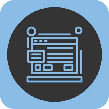 Vektör belgesi Simge illüstrasyonu