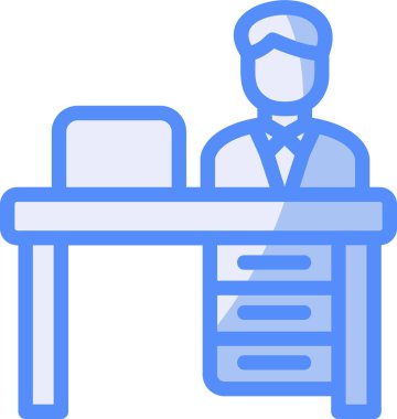 iş simgesi vektör illüstrasyonu