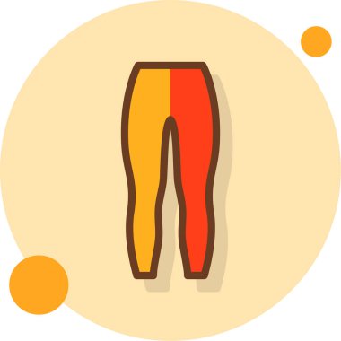 Pantolon. Web simgesi vektör illüstrasyonu