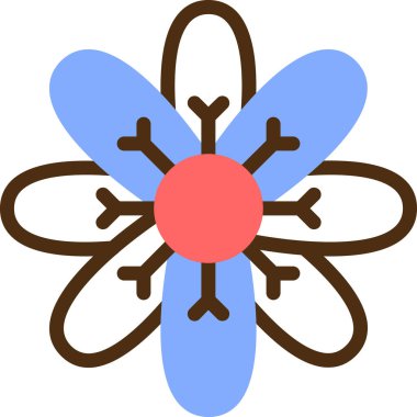 atom simgesi vektör illüstrasyonu