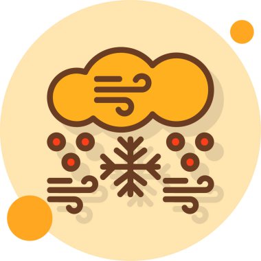 Hava durumu. Web simgesi basit illüstrasyon